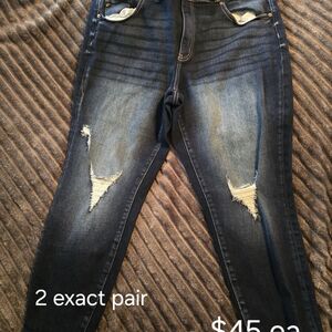 KanCan Women's Skinny Jeans - Dark Blue - Super Stretchy